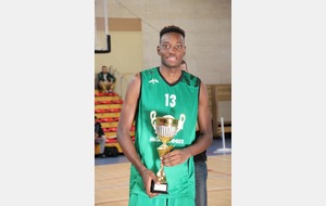 Stéphane Gombauld termine meilleur joueur du tournoi